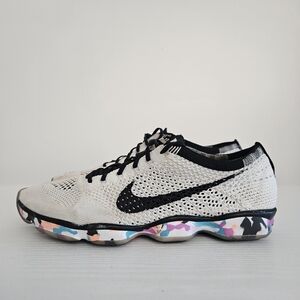 Nike Flyknit Zoom Agility Women's‎ 10.5 Confetti Sole Rainbow 698616-101